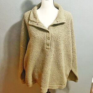 Aerie American Eagle Sherpa 1/4 Button Up (2 item lot)